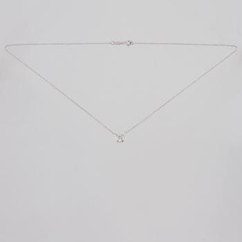 HÄNGE, 18K vitguld med briljantslipad diamant 1.13 ct, Arezzo, Italien.  Vikt  2,6 gram.