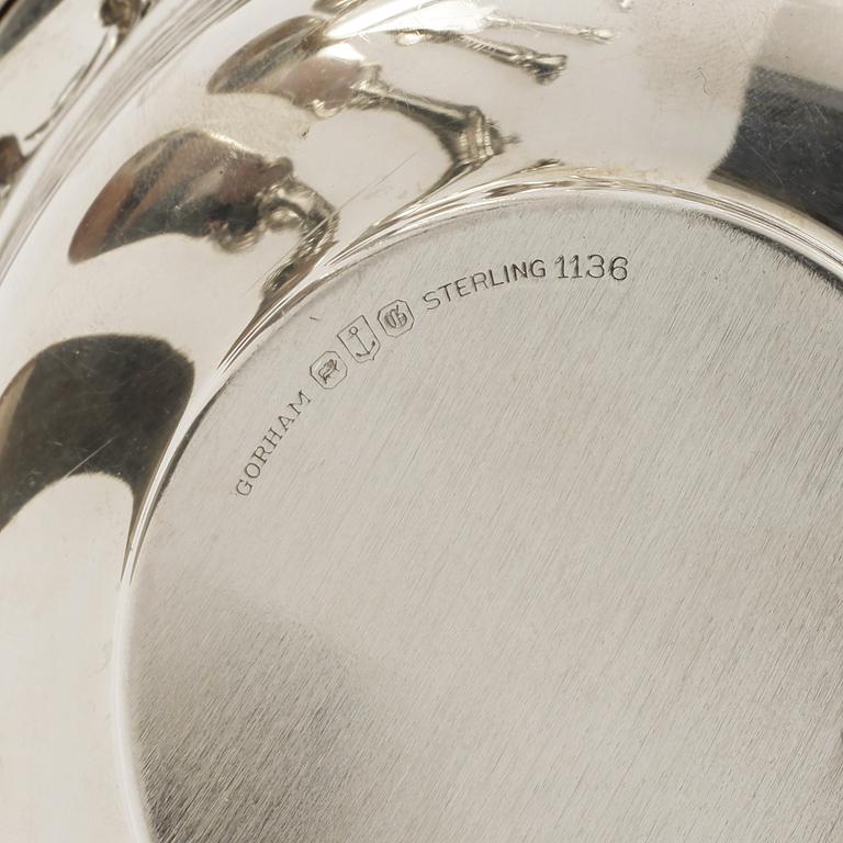 PARTI SILVER, 10 delar,  bland annat Gorham sterlingsilver. Totalvikt ca 506 gram.