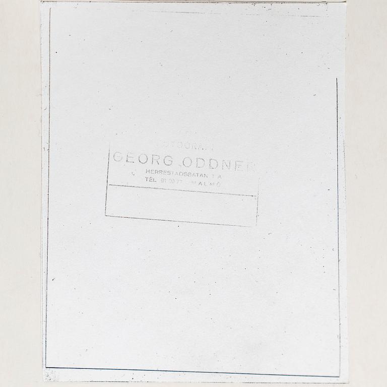 GEORG ODDNER, vintage photograph stamped on verso.