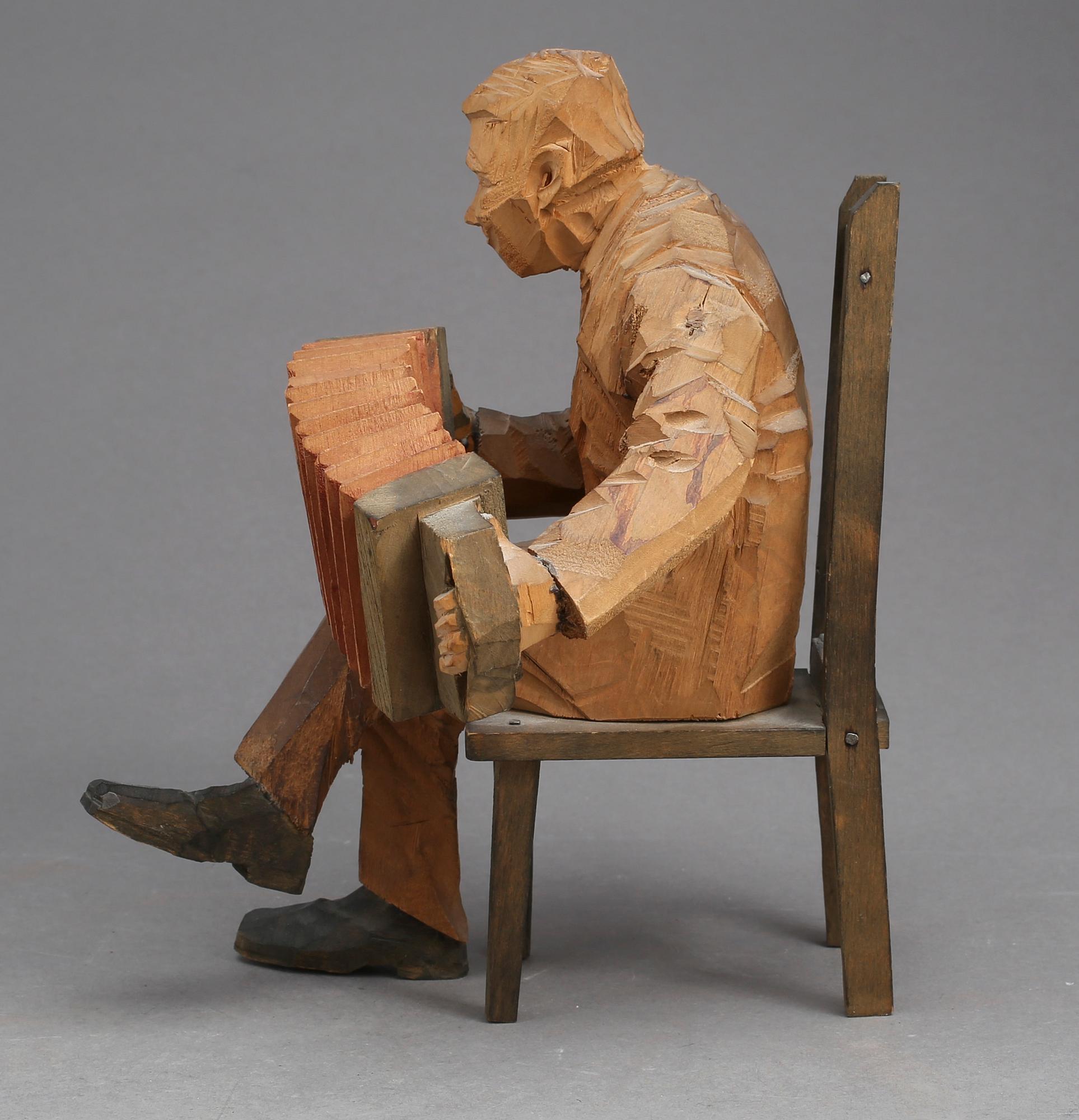 AXEL PETERSSON DÖDERHULTARN, skulptur, signerad.