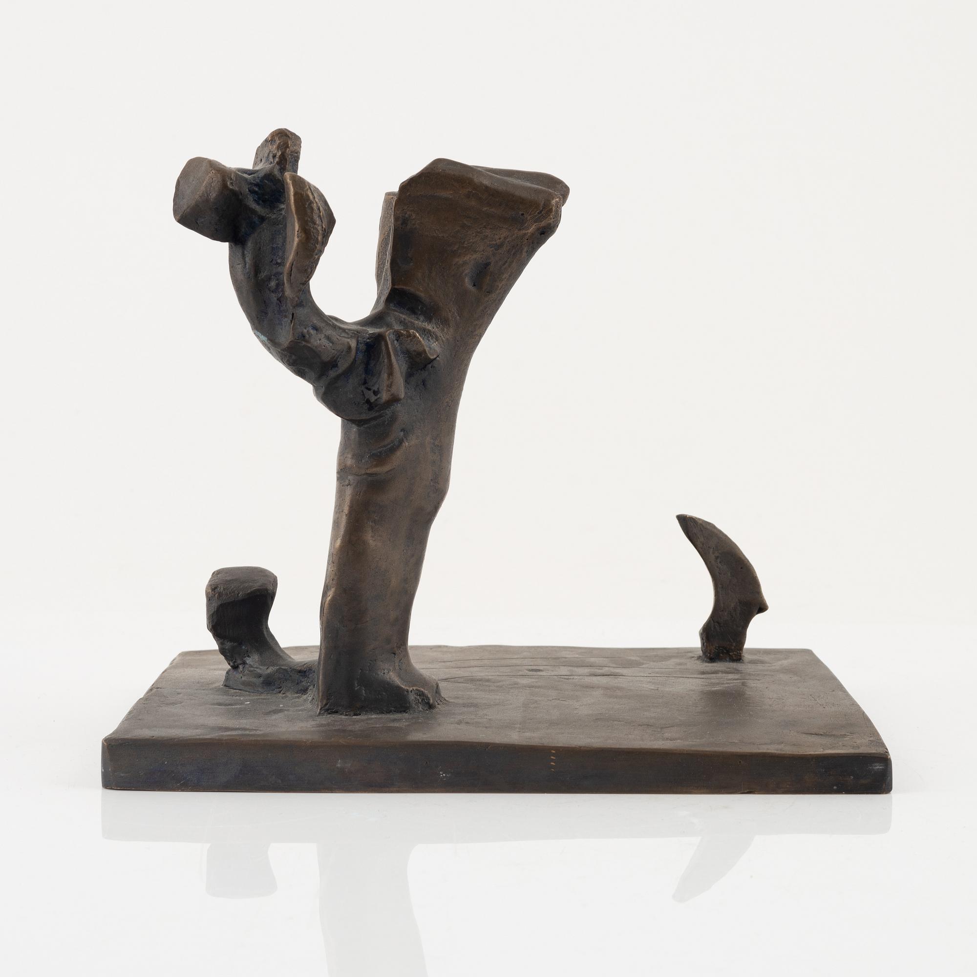 Bror Marklund, sculpture, bronze, unsigned, height 19 cm.