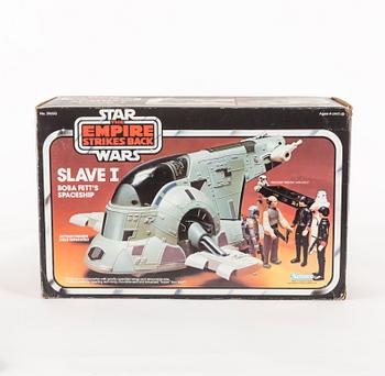 STAR WARS, Slave 1 i kartong, Empire Strikes Back, Kenner 1981.