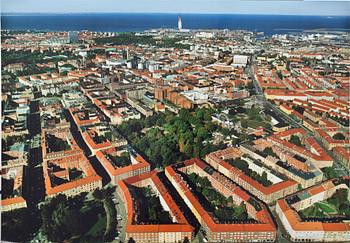 FOTOGRAFI, vy över Malmö, omkring 2000.