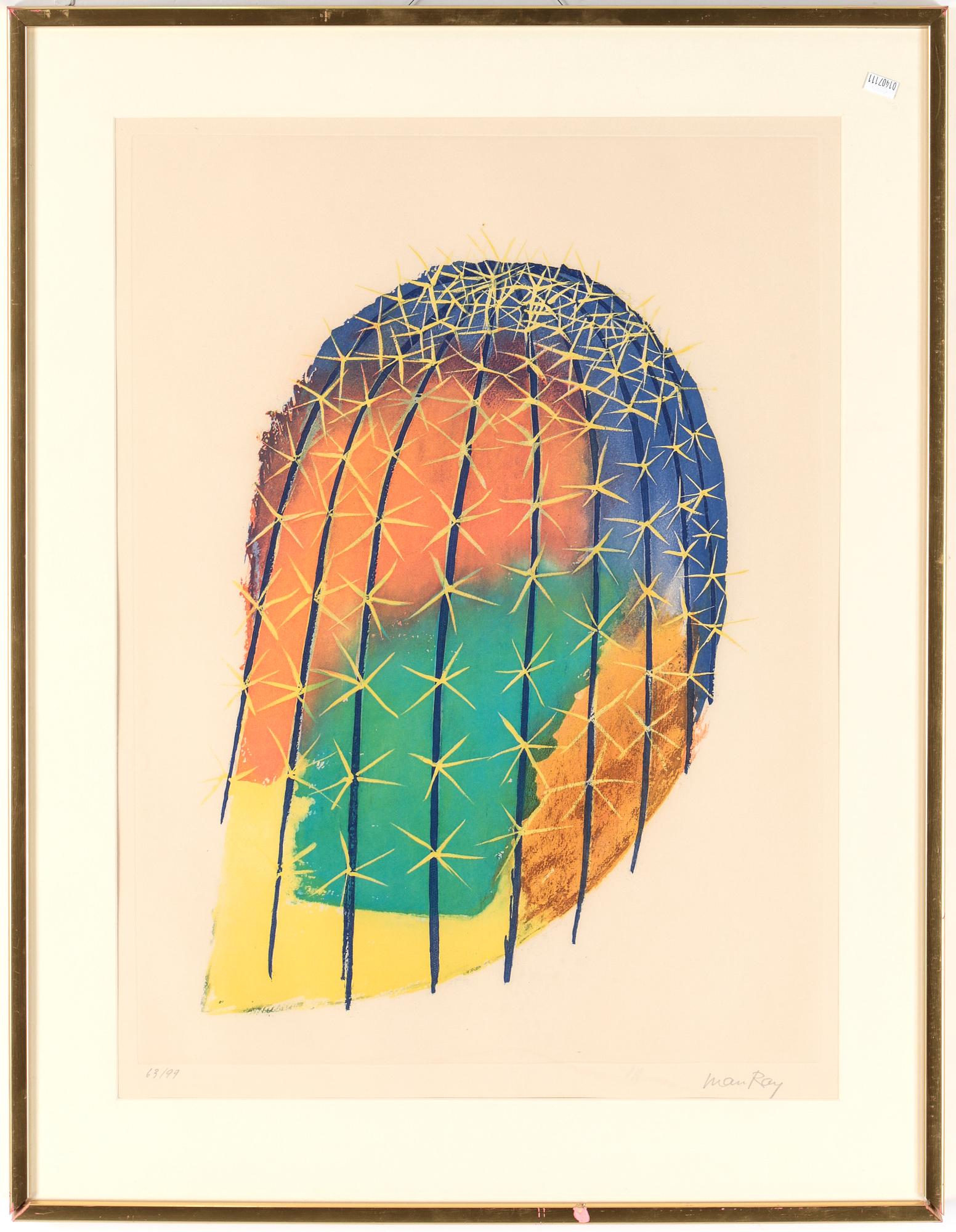 MAN RAY, färgetsning, signerad o numrerad 63/99.