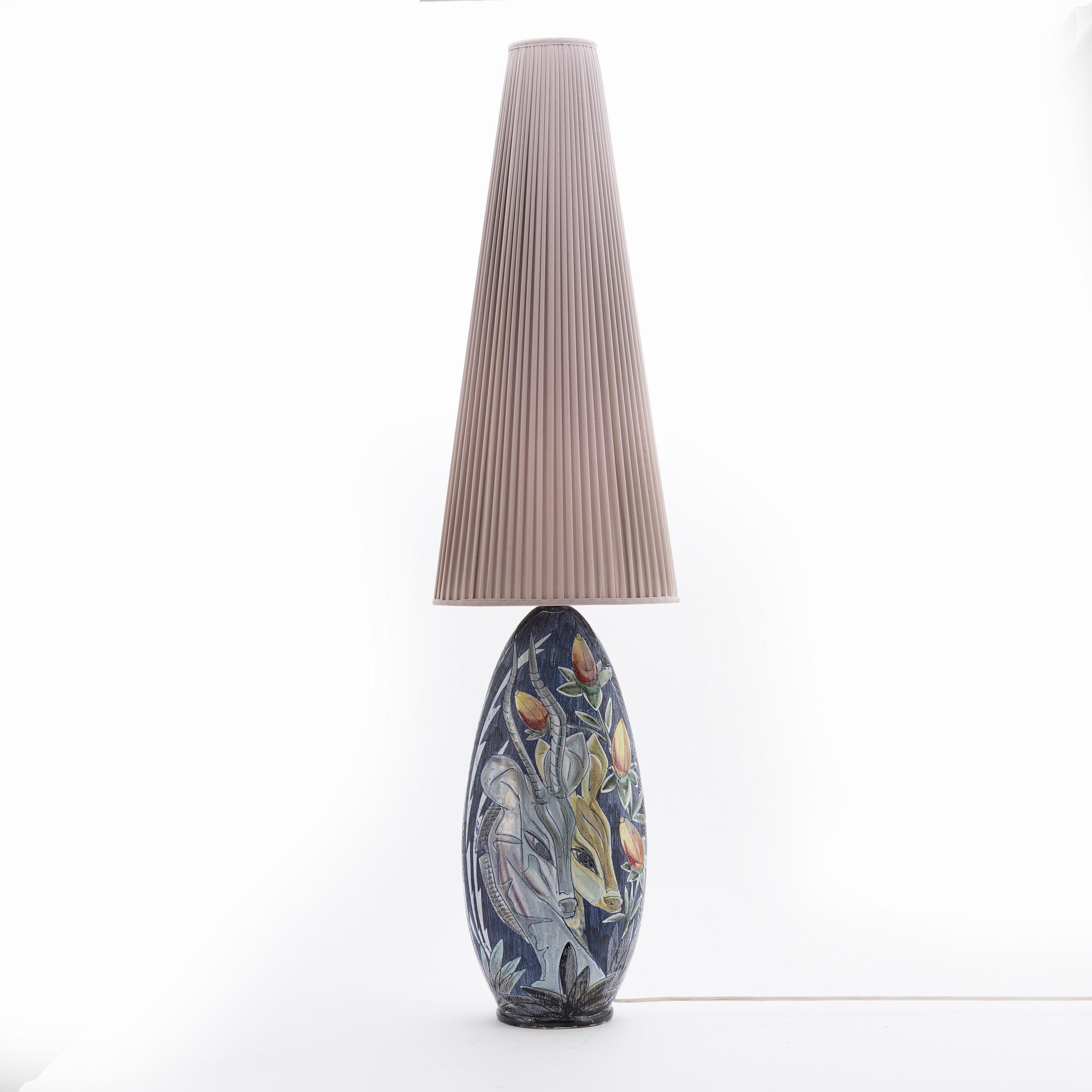 Golvlampa, Tilgmans Keramik, 1950/60-tal.