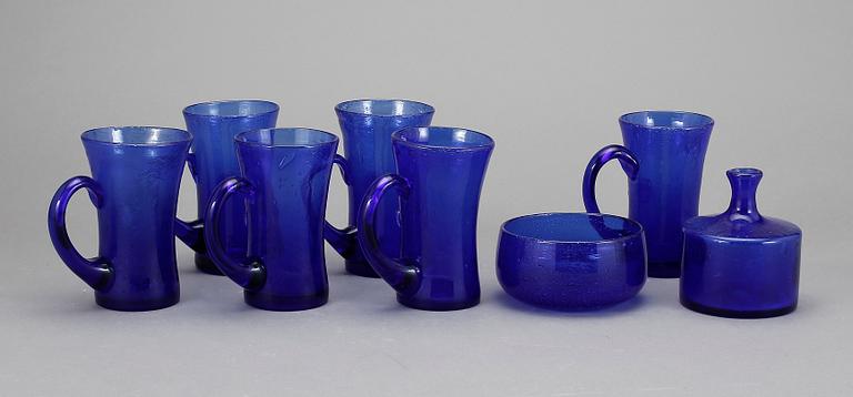 PARTI GLAS, 8 delar, Erik Höglund, 1960-tal.