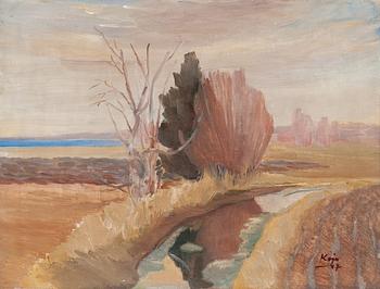 298. Viljo Kojo, AUTUMN LANDSCAPE.