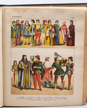 BOK,"Die Trachten der Völker. Vom Beginn der Geschichte bis zum 19. Jahrhundert" av Albert Kretschmer. Leipzig 1906.