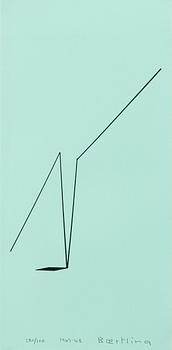 Olle Bærtling, "Xyya". Ur sviten: "The Angles of Open Form Infinite Space from Cinètisme to Open Form 1949 - 1968".