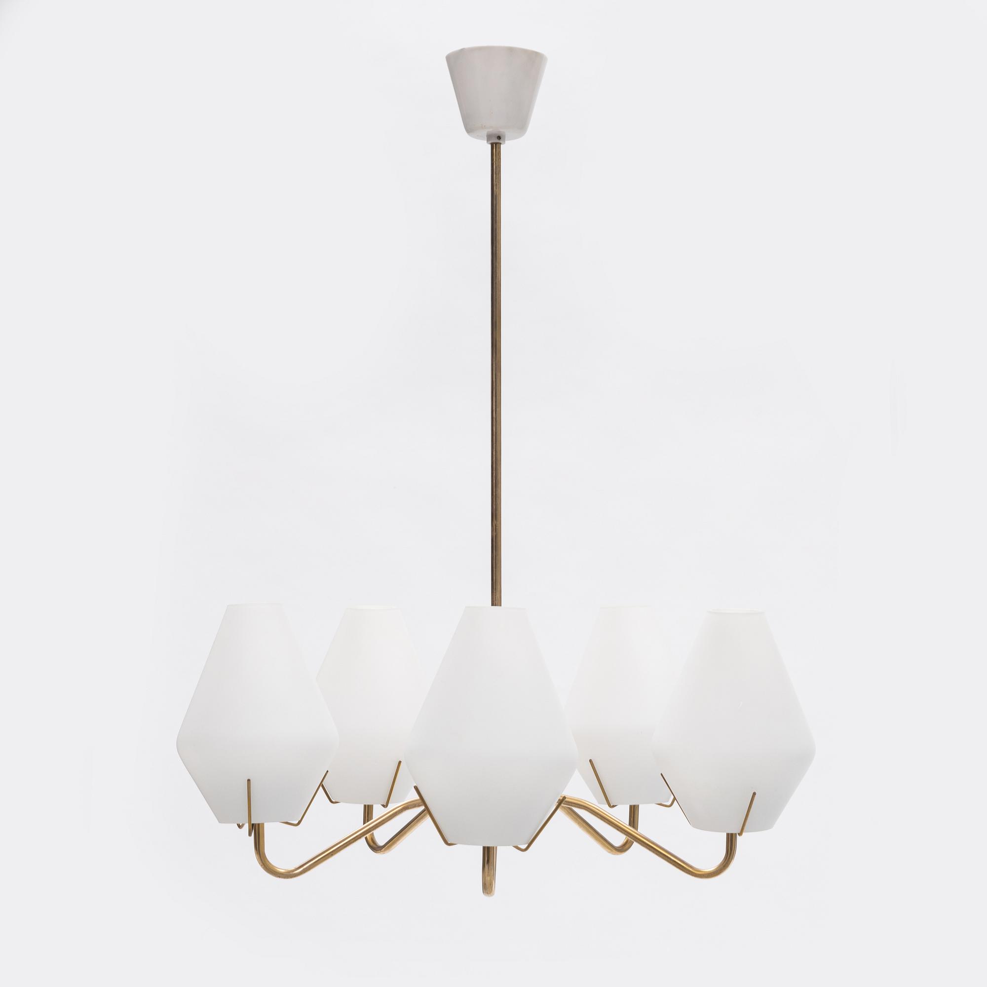 A Swedish Modern ceiling light, ASEA, mid 20th Century.
