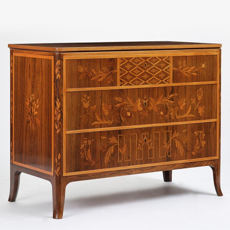 Carl Malmsten, byrå, utförd av snickarmästare Albin Johansson, Stockholm, 1943.