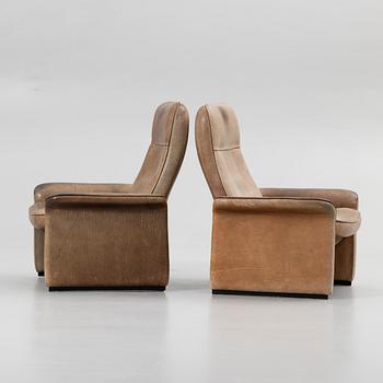 Armchairs, a pair, model “DS 50”, De Sede, Switzerland, 1970s.