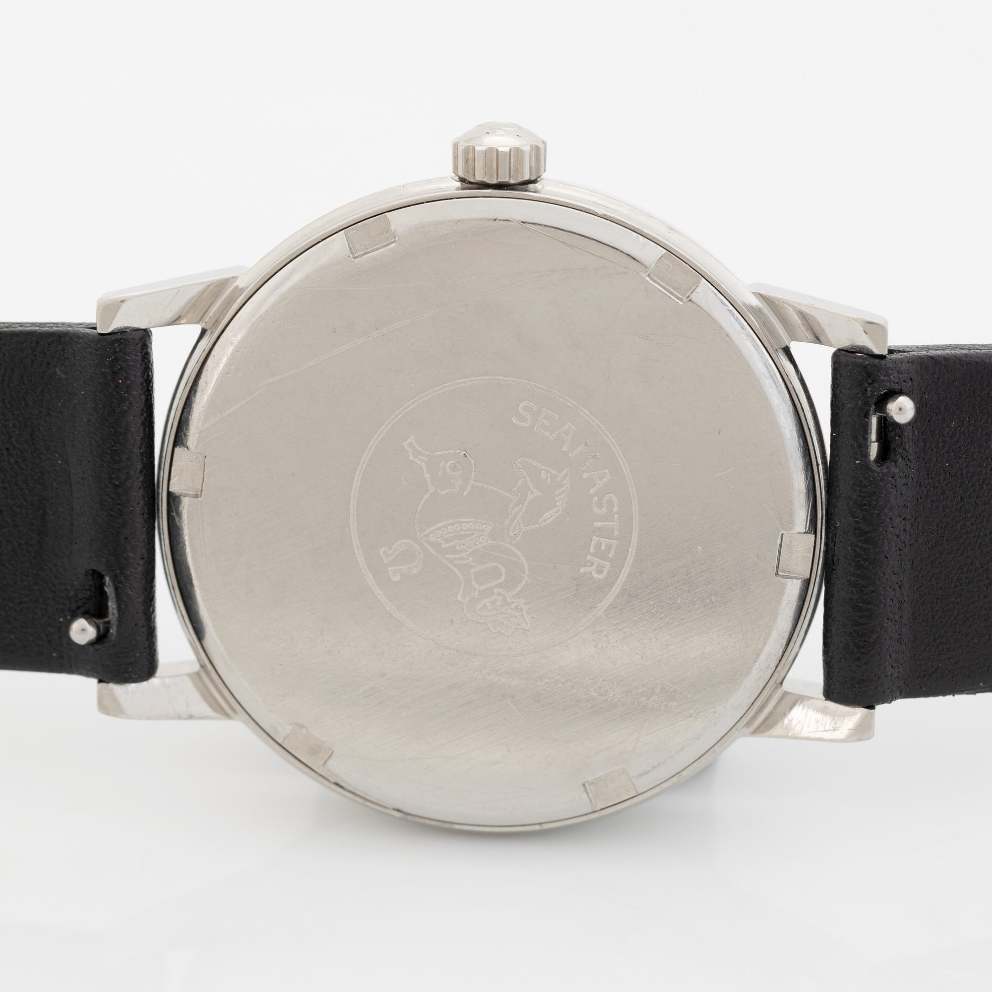 Omega, Seamaster 600, "Red Cross-Hair", wristwatch, 34 mm.