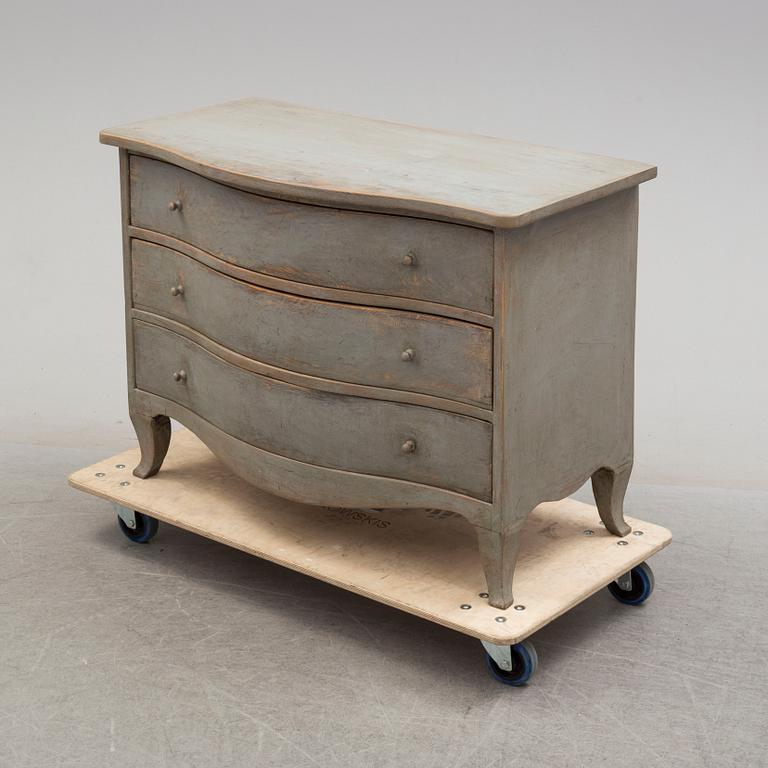 A 18th century rococo chest of drawers.