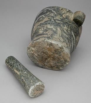 MORTEL, marmor, omkring år 1900.