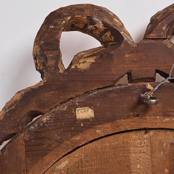 Spegellampetter, ett par, för två ljus vardera, ca år 1800, Gustavianska.
