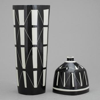 VASER, 2st, "Diagonal", Karin Björquist, Gustavsbergs Studio, signerad.