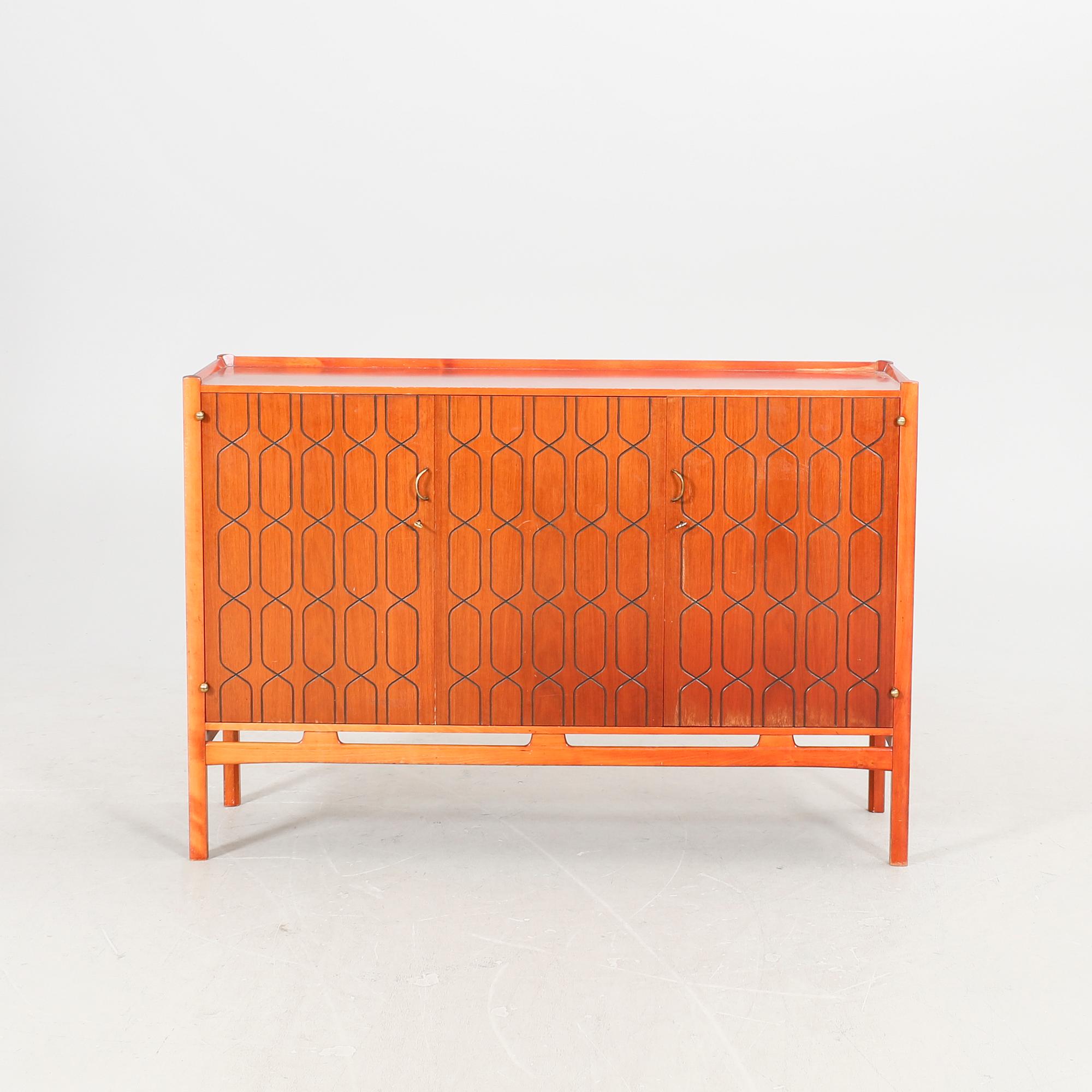 A David Rosén 1950s mahogany "Napoli" sideboard/cabinet Westbergs möbler.