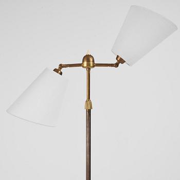 Bertil Brisborg, golvlampa, modell "31874", Nordiska Kompaniet, 1940-50-tal.