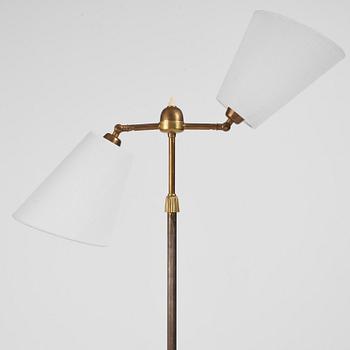 Bertil Brisborg, floor lamp, model "31874", Nordiska Kompaniet, 1940s-1950s.