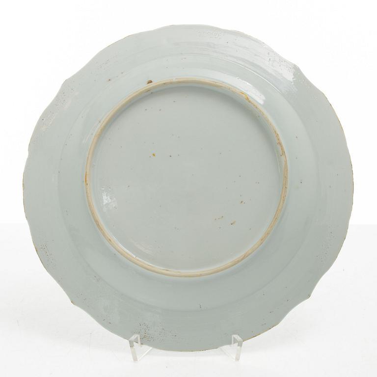 Servisdelar, 13 st, kompaniporslin, Kina, Qingdynastin, Qianlong (1736-95).