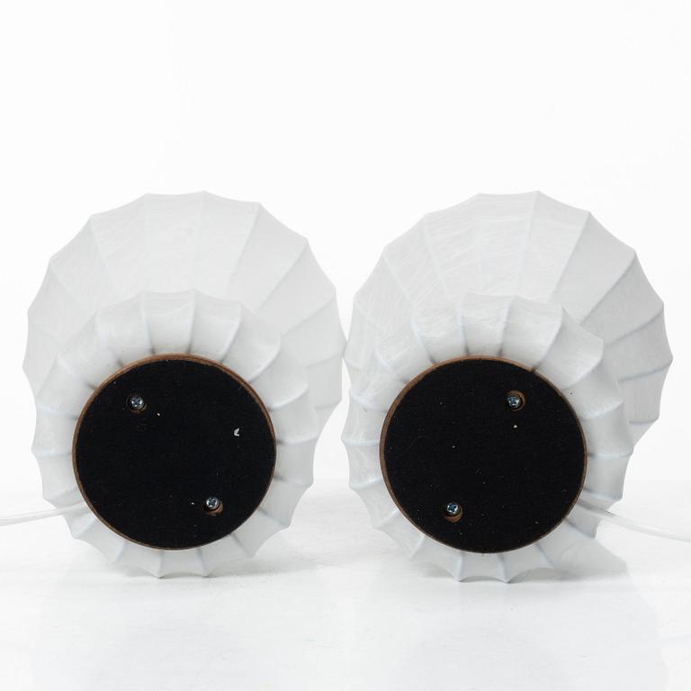 Achille & Pier Giacomo Castiglioni, A pair of "Gatto" table lamps, FLOS, Italy.