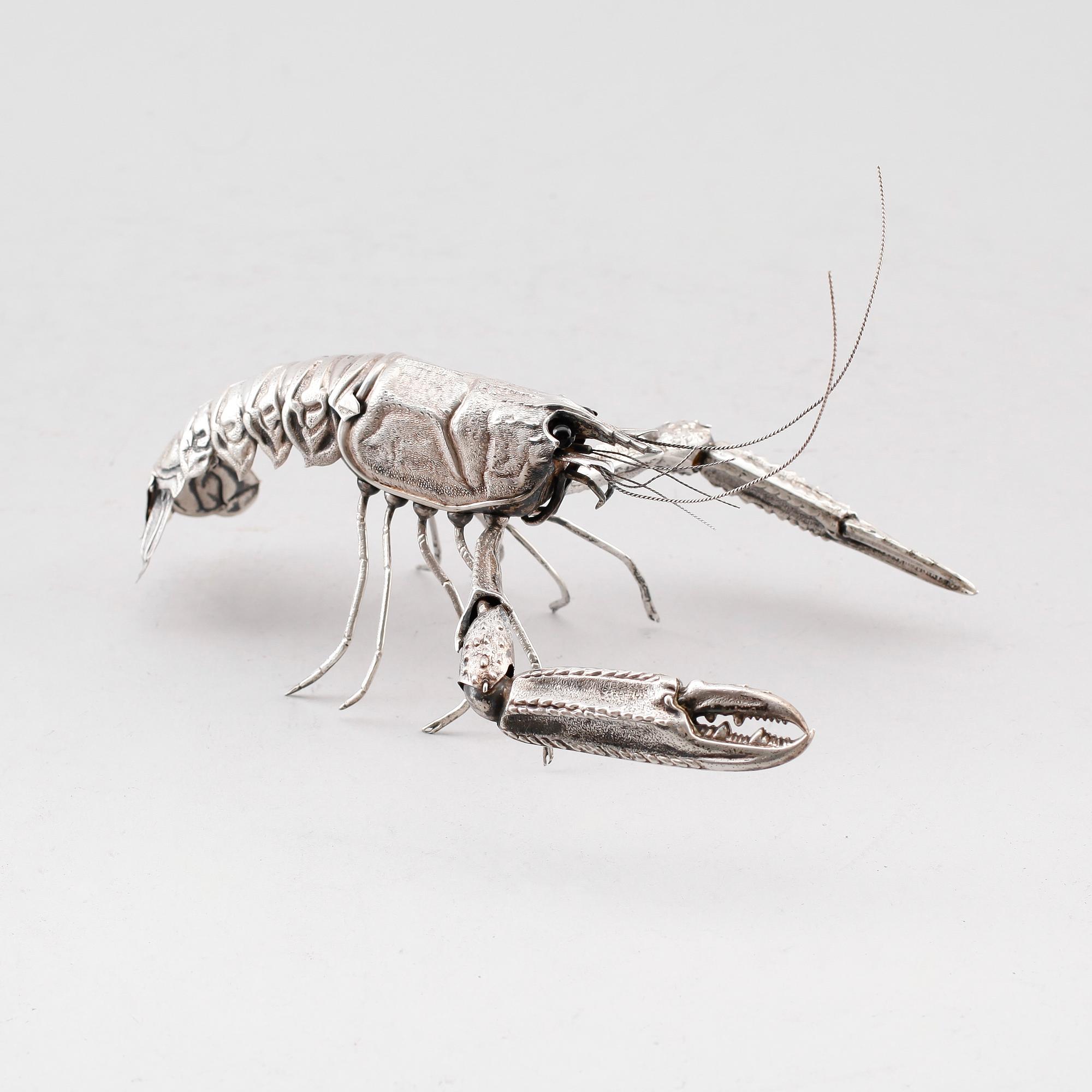 FIGUR, silver, Spanien, 1900-tal. Vikt ca 123 gram.