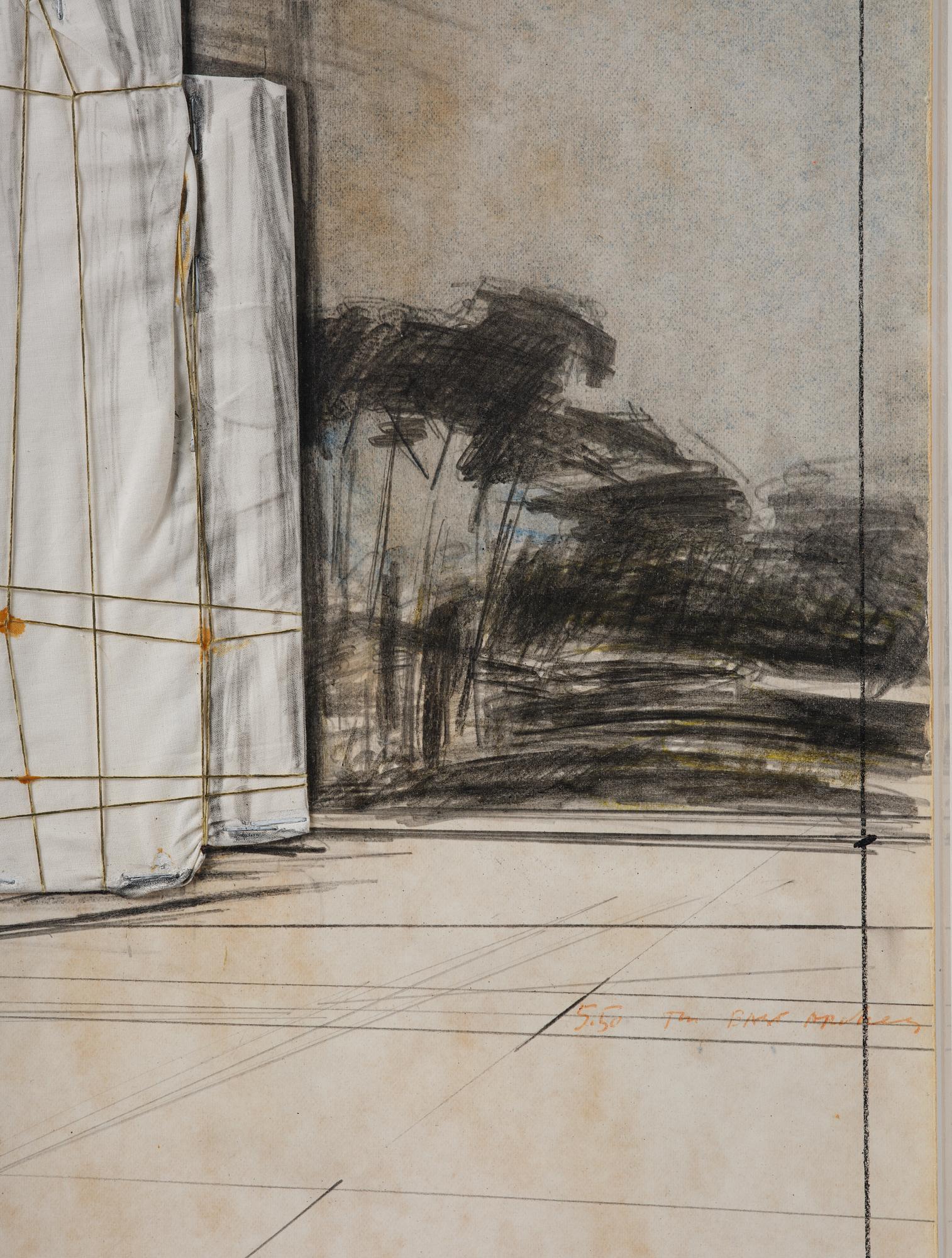 Christo Vladimirov Javacheff, "The Wall / Project for a Wrapped Roman Wall".
