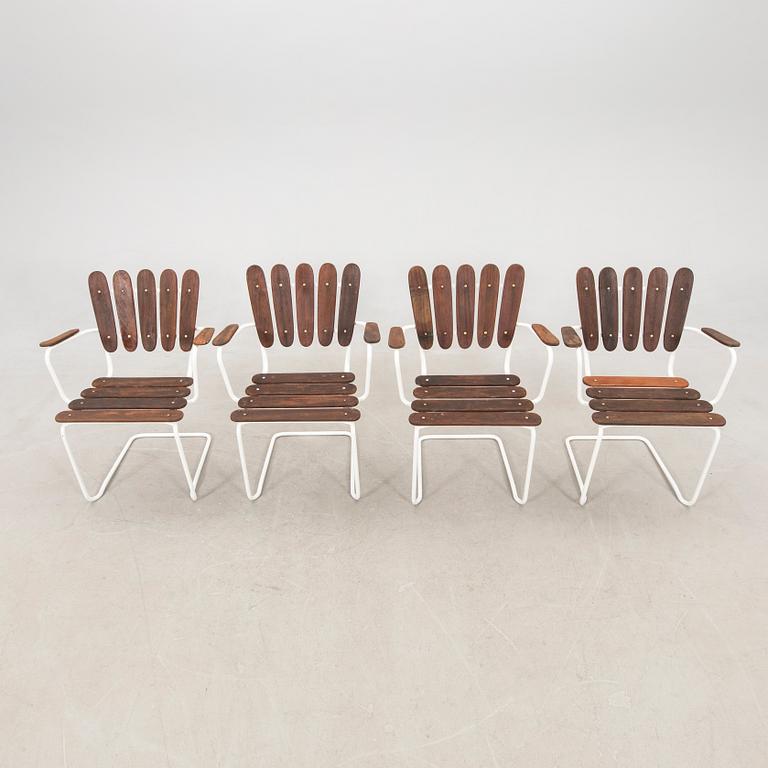 Garden Chairs, 4 pcs, second half of the 20th century.