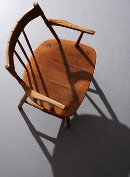 HANS J WEGNER, a "Windsor" chair for Mikael Lauersen, Denmark, 1940's.