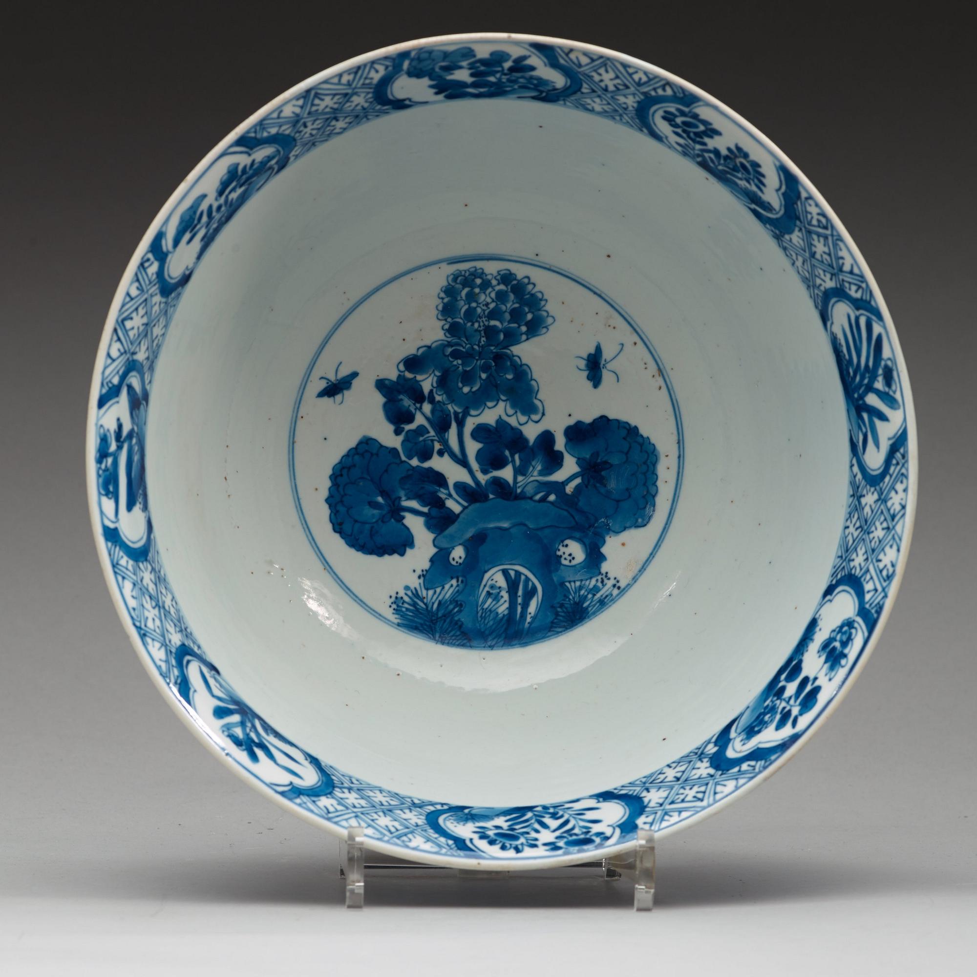 BÅLSKÅL, porslin. Qingdynastin, Kangxi (1662-1722).
