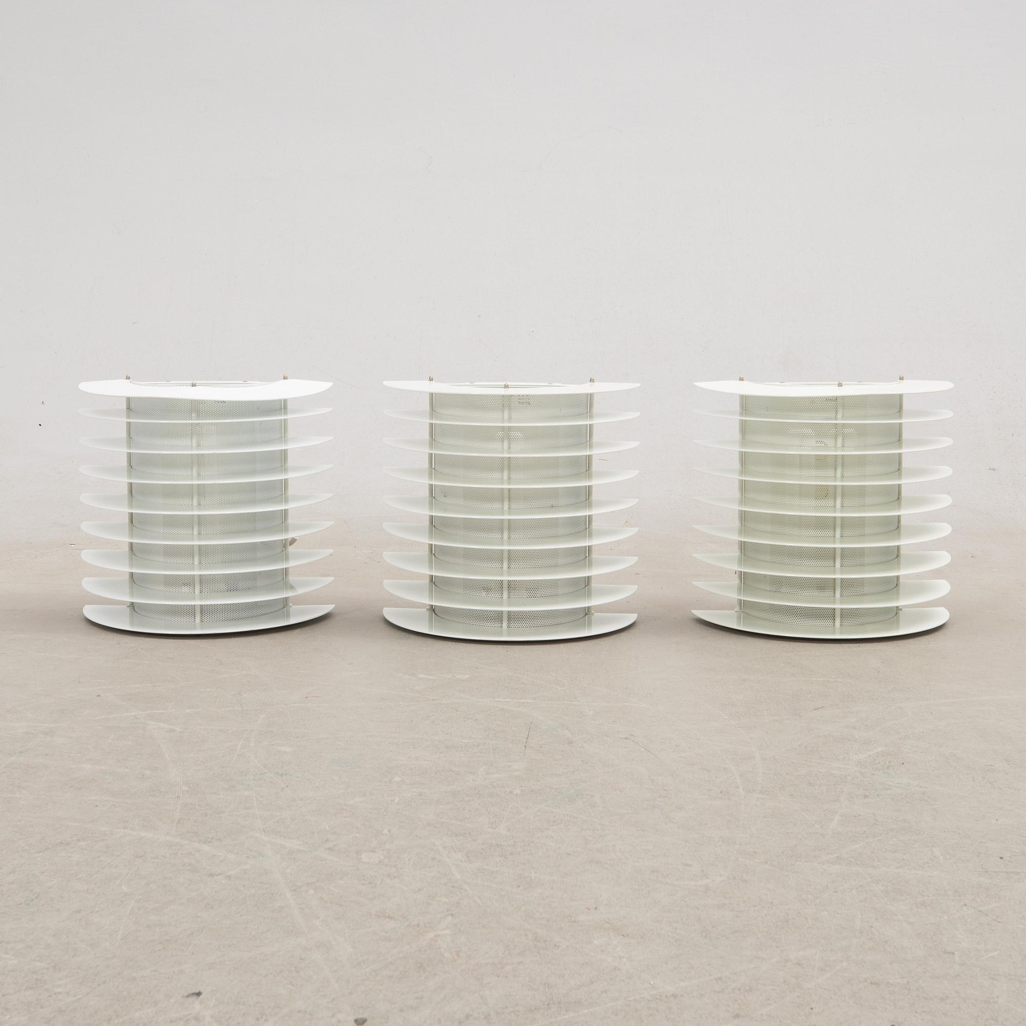Boréns, wall lamps, 3 pcs, second half of the 20th century.