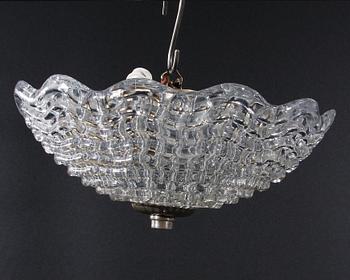 TAKPLAFOND, glas, Kosta, 1900-talets mitt/andra hälft. H 22.