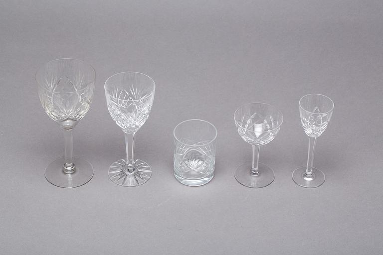 GLASSERVIS, 49 delar, 1900-tal.