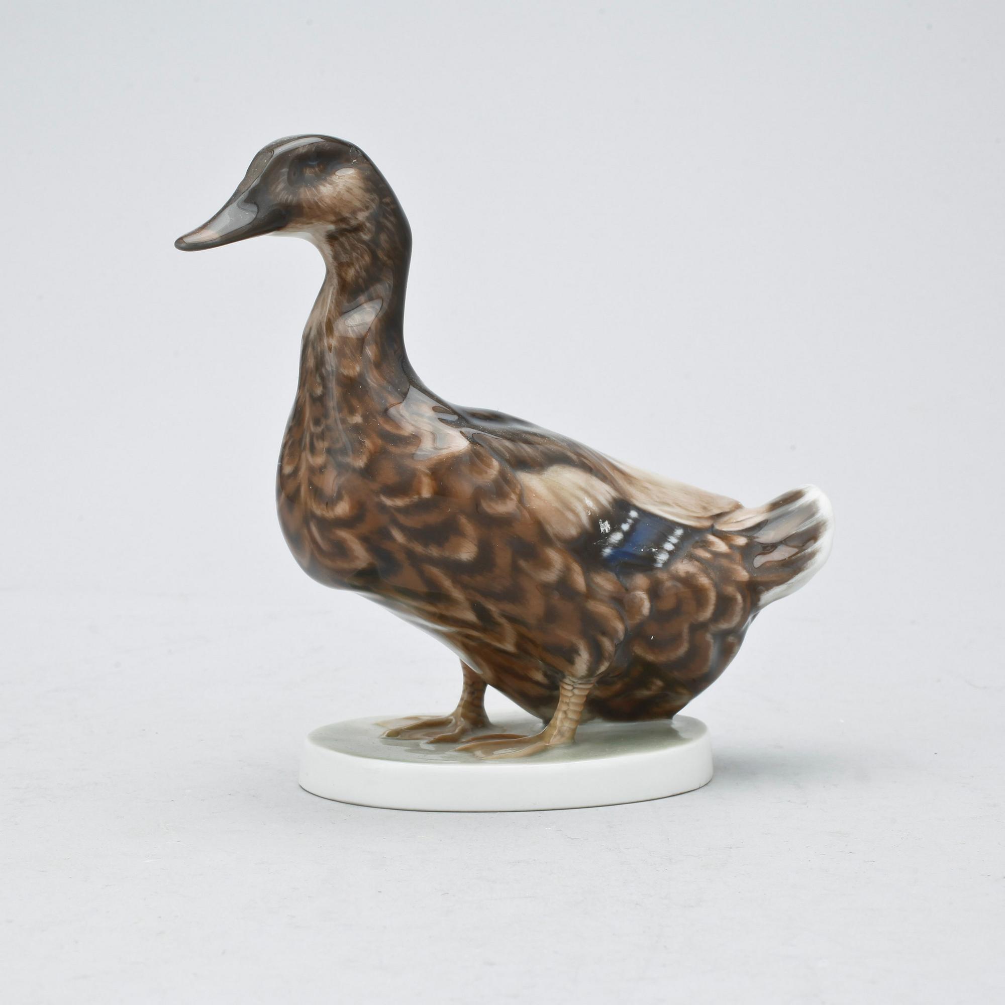 FIGURINER, 2 st, porslin, Royal Copenhagen resp Rosenthal, 1900-talets andra hälft.