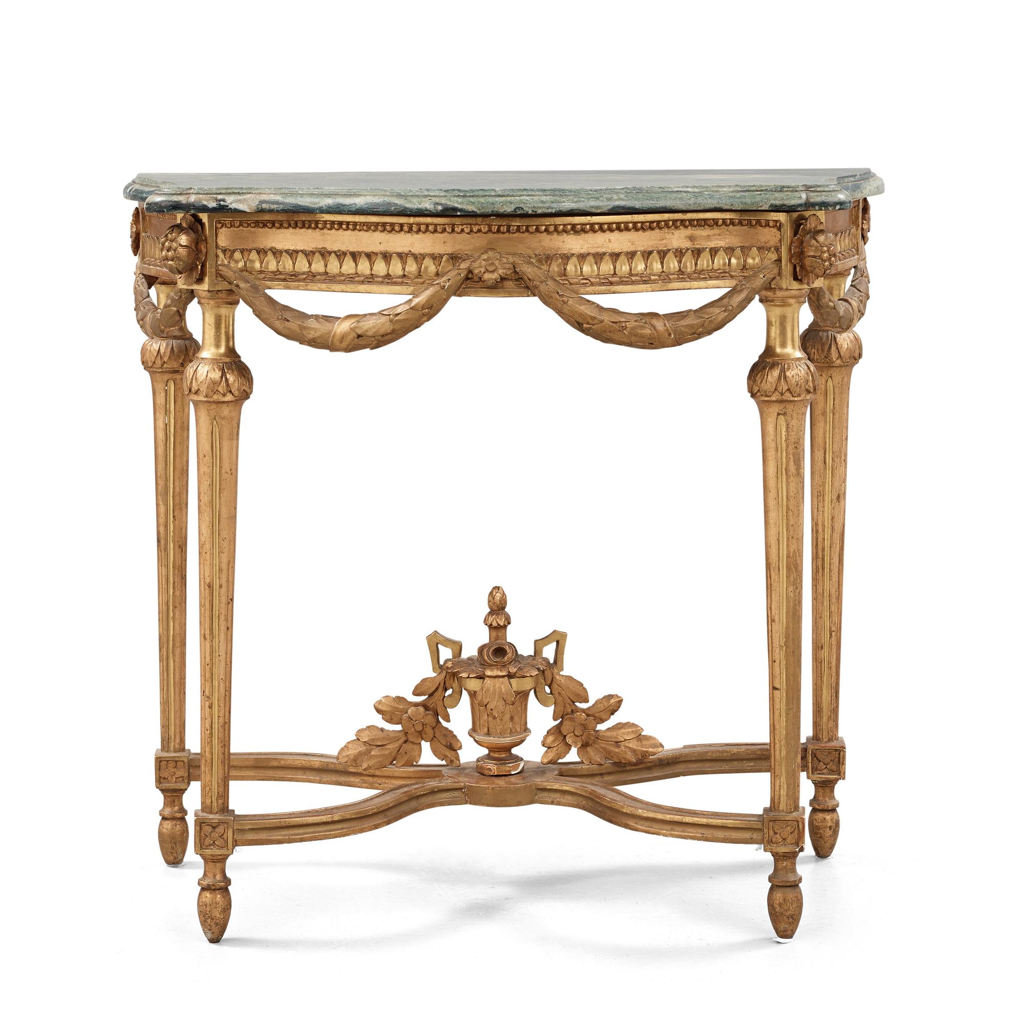 KONSOLBORD, gustavianskt stockholmsarbete, 1700-talets slut.