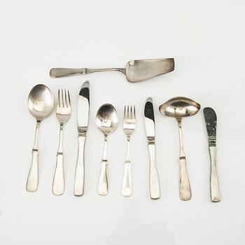 Bestick "Uppsala" ca 72 dlr silver MGAB Linköping 1970-tal.