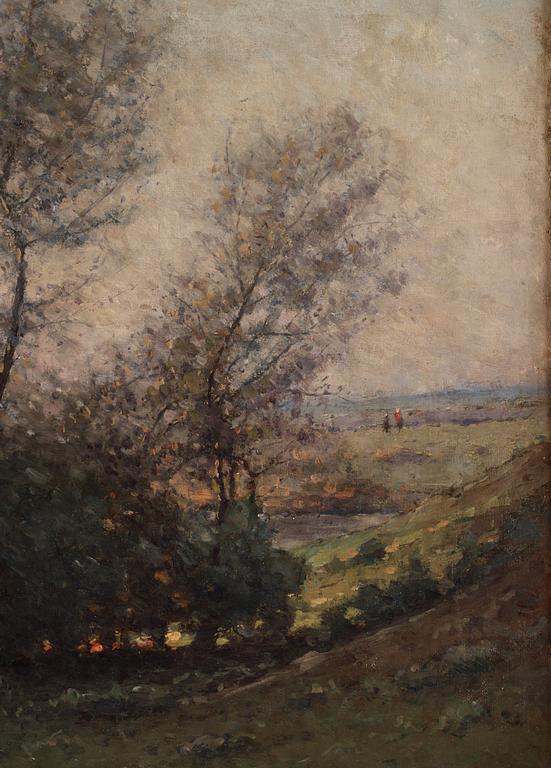 Per Ekström, Landscape with Reading Lady.