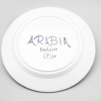 SERVISDELAR, 8 delar, porslin, "Valencia" Ulla Procopé, Arabia, Finland, 1970-tal.