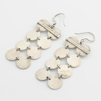 Kalevala Koru, a pair of earrings, silver.