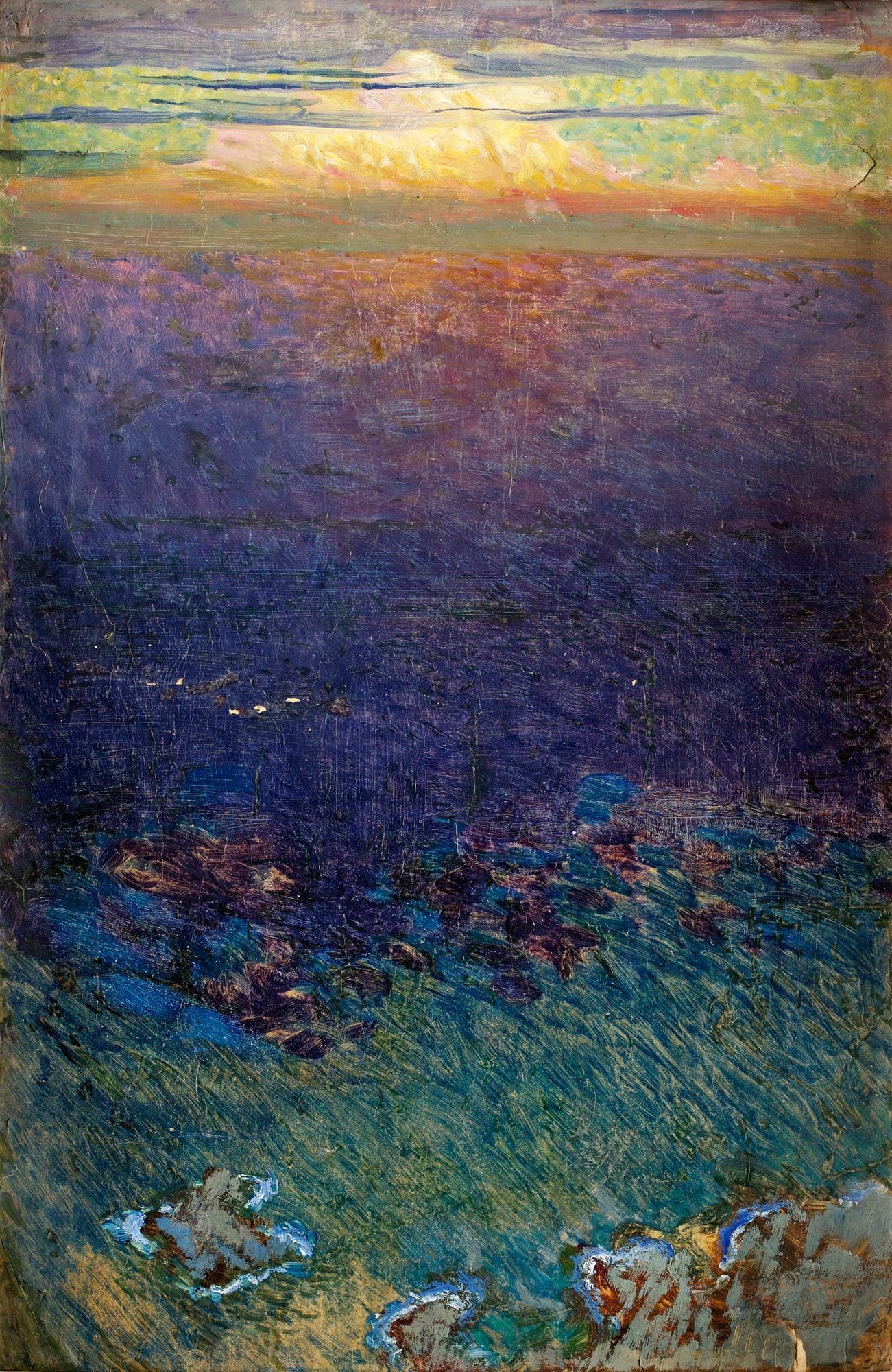 Helmer Osslund, "Solglitter å Torne träsk".