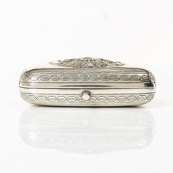 Snusdosa, silver, Moskva, Ryssland 1879.