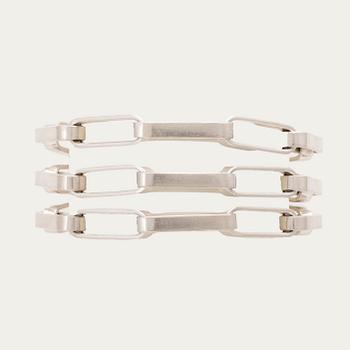 Karl-Ingemar Johansson bracelet silver, Gothenburg 1975.