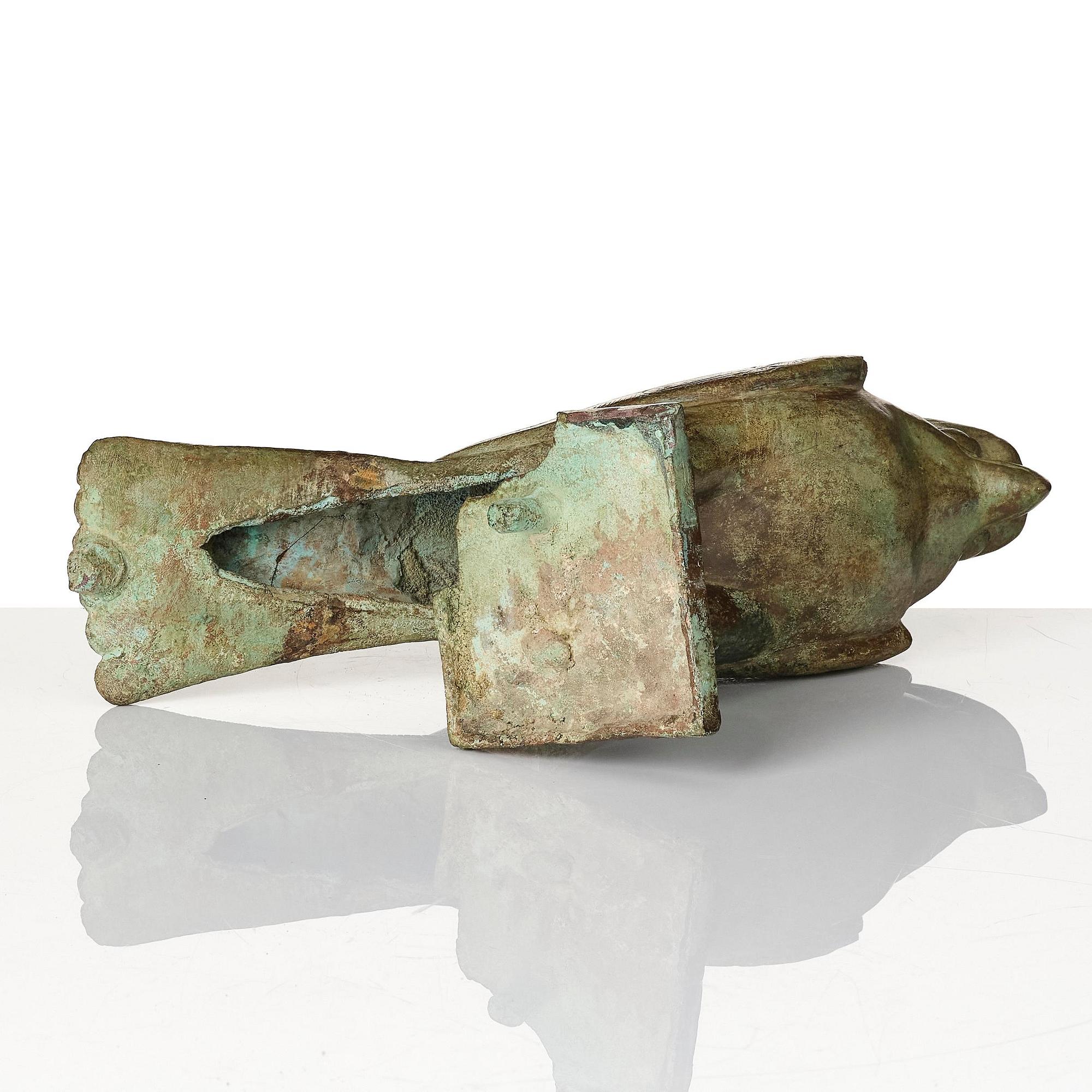Skulptur av Horus-falken, troligen från Saitisk tid (663-525 f.Kr.) Egypten.