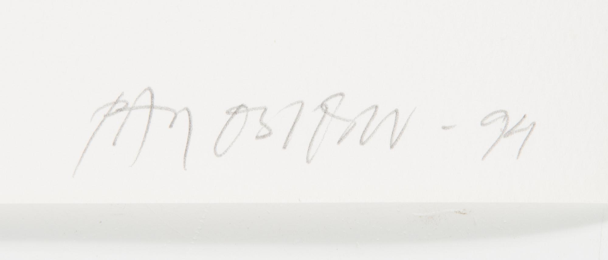 Portfolio of ten serigraphs, signed and dated -94, numbered EA 14/50.