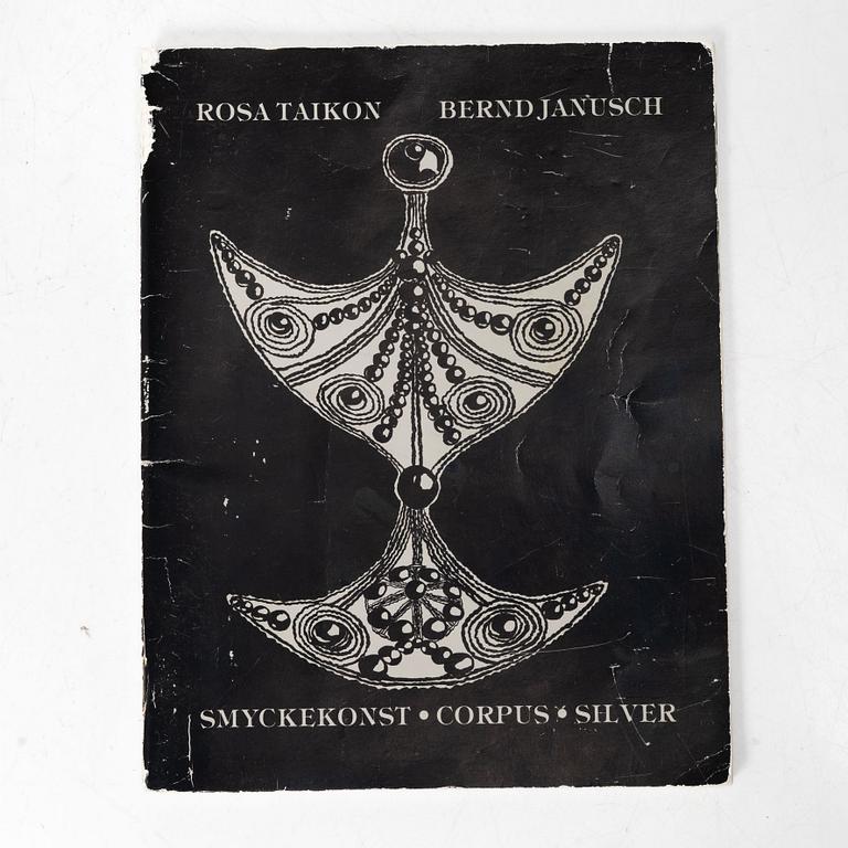 Bernd Janusch, Vase, sterling silver, Rosa Taikon Janusch, Stockholm, 1980.