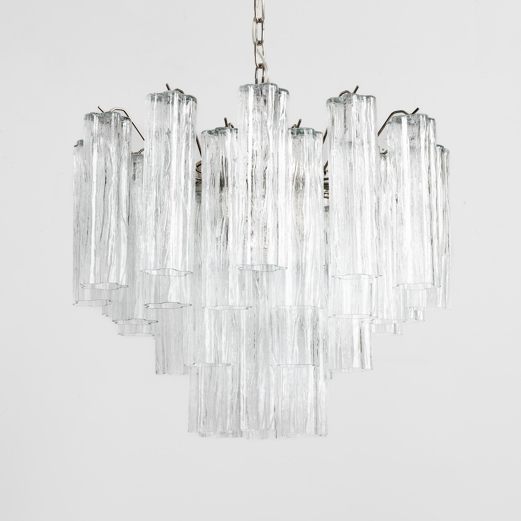 Tony Zuccheri, ljuskrona, "Tronchi", Murano, Italien.