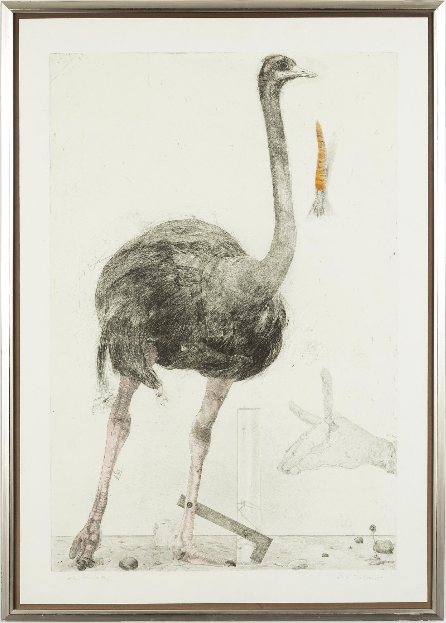 PG Thelander, "Europeiska strutsar VI".