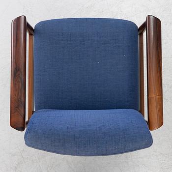 Finn Juhl, Armchairs, 6 pcs, "Diplomat", France & Son, Denmark, 1960s.