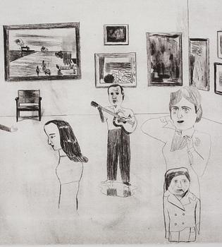 Jockum Nordström, lithograph, 1999, signed 11/140.